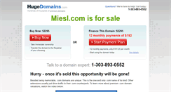 Desktop Screenshot of miesl.com